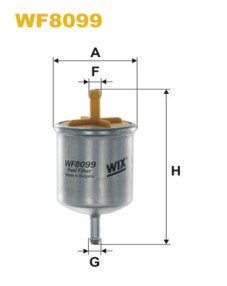 WF8099 Palivový filtr WIX FILTERS