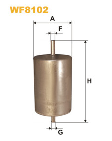 WF8102 Palivový filtr WIX FILTERS