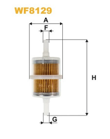 WF8129 Palivový filtr WIX FILTERS