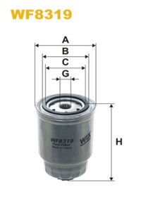 WF8319 Palivový filtr WIX FILTERS