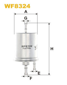 WF8324 WIX FILTERS palivový filter WF8324 WIX FILTERS