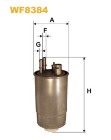 WF8384 Palivový filtr WIX FILTERS