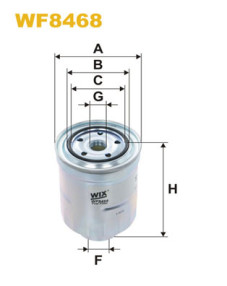 WF8468 Palivový filtr WIX FILTERS