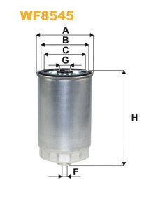 WF8545 Palivový filtr WIX FILTERS