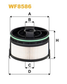 WF8586 Palivový filtr WIX FILTERS