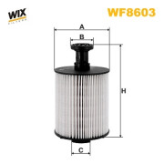 WF8603 Palivový filtr WIX FILTERS