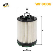 WF8606 Palivový filtr WIX FILTERS