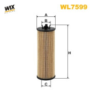 WL7599 Olejový filtr WIX FILTERS