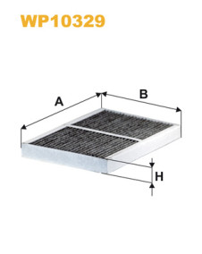 WP10329 Filtr, vzduch v interiéru WIX FILTERS