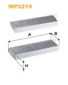 WP2219 Filtr, vzduch v interiéru WIX FILTERS