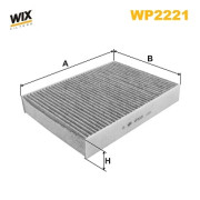 WP2221 Filtr, vzduch v interiéru WIX FILTERS