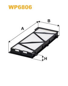 WP6806 WIX FILTERS filter vnútorného priestoru WP6806 WIX FILTERS