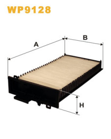 WP9128 Filtr, vzduch v interiéru WIX FILTERS