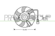 AD032F004 Větrák, chlazení motoru PrascoSelection PRASCO