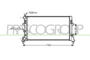 AD120R003 Chladič, chlazení motoru PrascoSelection PRASCO