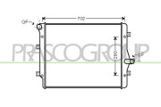 AD202R008 Chladič, chlazení motoru PrascoSelection PRASCO