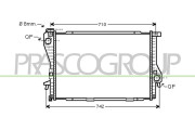 BM044R006 Chladič, chlazení motoru PrascoSelection PRASCO