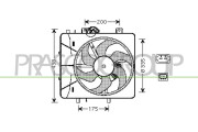 CI304F001 Větrák, chlazení motoru PrascoSelection PRASCO