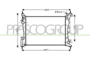 CI907R001 Chladič, chlazení motoru PrascoSelection PRASCO