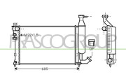 CI915R003 Chladič, chlazení motoru PrascoSelection PRASCO