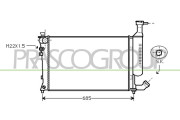 CI915R019 Chladič, chlazení motoru PrascoSelection PRASCO