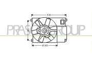 CI950F001 Větrák, chlazení motoru PrascoSelection PRASCO