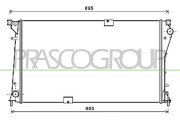 DS952R005 Chladič, chlazení motoru PrascoSelection PRASCO