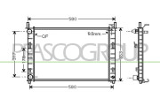 FD340R003 Chladič, chlazení motoru PrascoSelection PRASCO