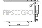 FD344C003 Kondenzátor, klimatizace PrascoSelection PRASCO