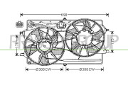 FD420F007 Větrák, chlazení motoru PrascoSelection PRASCO