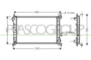 FD420R002 Chladič, chlazení motoru PrascoSelection PRASCO