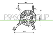 FD602F002 Větrák, chlazení motoru PrascoSelection PRASCO