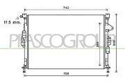 FD802R002 Chladič, chlazení motoru PrascoSelection PRASCO