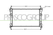 FD910R003 Chladič, chlazení motoru PrascoSelection PRASCO