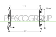 FD912R002 Chladič, chlazení motoru PrascoSelection PRASCO