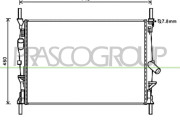 FD912R004 Chladič, chlazení motoru PrascoSelection PRASCO