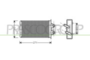 FT017H001 Výměník tepla, vnitřní vytápění PrascoSelection PRASCO