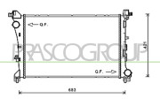 FT040R002 Chladič, chlazení motoru PrascoSelection PRASCO