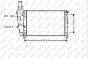 FT132R002 Chladič, chlazení motoru PrascoSelection PRASCO