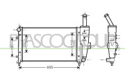 FT133R009 Chladič, chlazení motoru PrascoSelection PRASCO