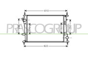 FT717R002 Chladič, chlazení motoru PrascoSelection PRASCO