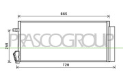 FT910C001 Kondenzátor, klimatizace PrascoSelection PRASCO