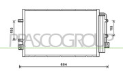 FT929C001 Kondenzátor, klimatizace PrascoSelection PRASCO