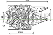 FT930F008 Větrák, chlazení motoru PrascoSelection PRASCO