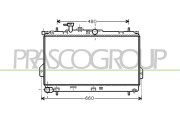 HN715R002 Chladič, chlazení motoru PrascoSelection PRASCO