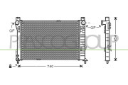 ME027R003 Chladič, chlazení motoru PrascoSelection PRASCO
