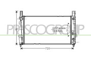 ME324R002 Chladič, chlazení motoru PrascoSelection PRASCO