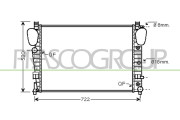 ME522R004 Chladič, chlazení motoru PrascoSelection PRASCO