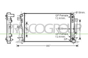 ME919R006 Chladič, chlazení motoru PrascoSelection PRASCO