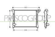 MN306R005 Chladič, chlazení motoru PrascoSelection PRASCO